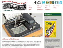 Tablet Screenshot of elstree-museum.org.uk